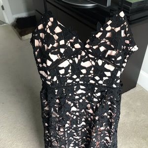 Black midi length dress size MEDIUM